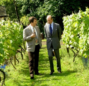 Leventhorpe vineyard HRH Duke of kent