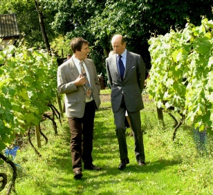 Leventhorpe vineyard HRH Duke of kent